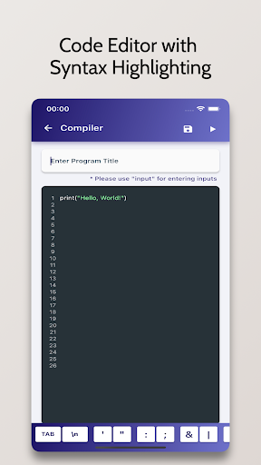 Python Compiler - Run .py Code ekran görüntüsü