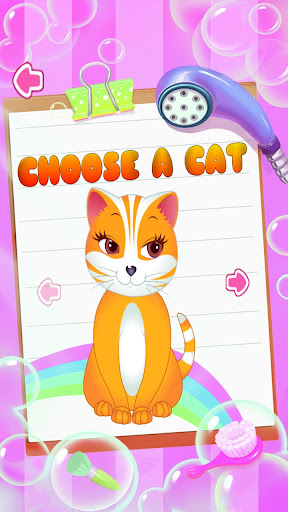 Cute Kitty Salon Game For Kids ekran görüntüsü
