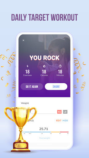 Gain Weight App: Diet Exercise ekran görüntüsü