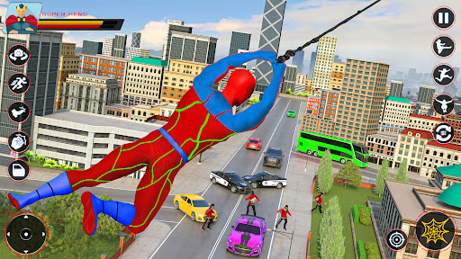 Spider Flying Rope Hero Games ekran görüntüsü