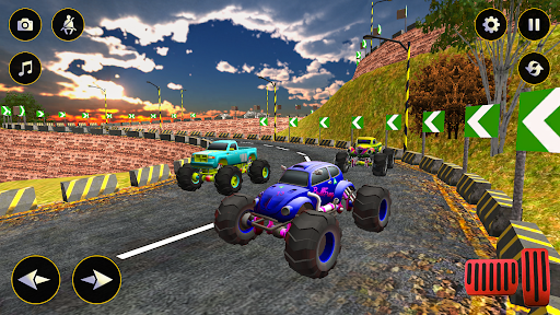 Mud Truck Drag Racing Games ekran görüntüsü