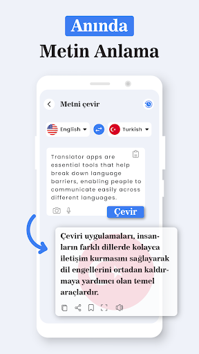 Dil Tercüman Uygulaması ekran görüntüsü