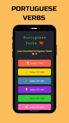 Portuguese Verbs ekran görüntüsü