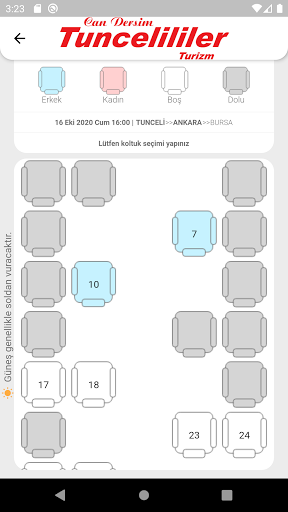 Tuncelililer Turizm ekran görüntüsü