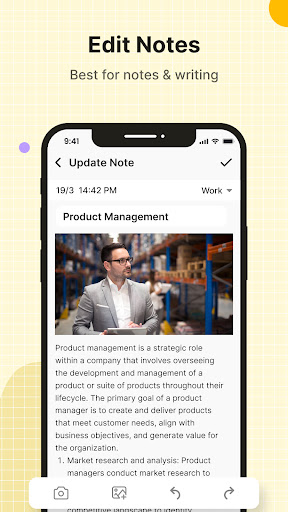 Notes, Easy Notebook ekran görüntüsü