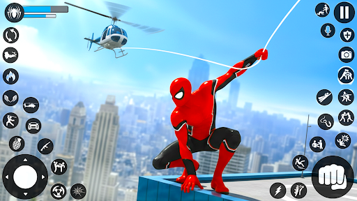 Spider Rope Hero: Crime Run 3D ekran görüntüsü