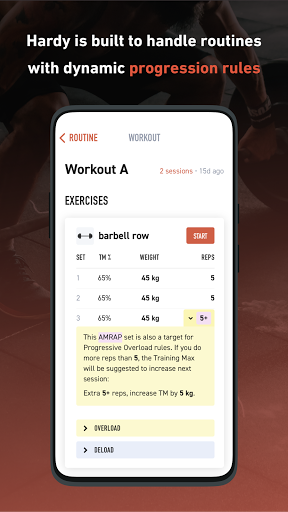 Hardy: smart workout routines ekran görüntüsü