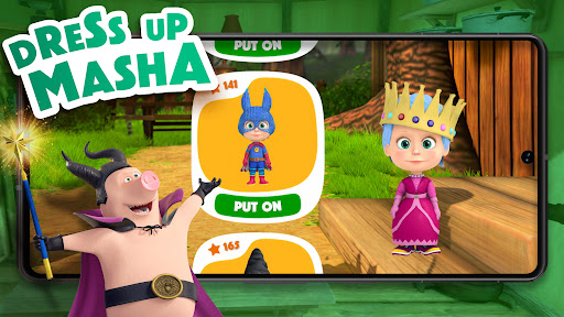 Masha and the Bear: Food Games ekran görüntüsü