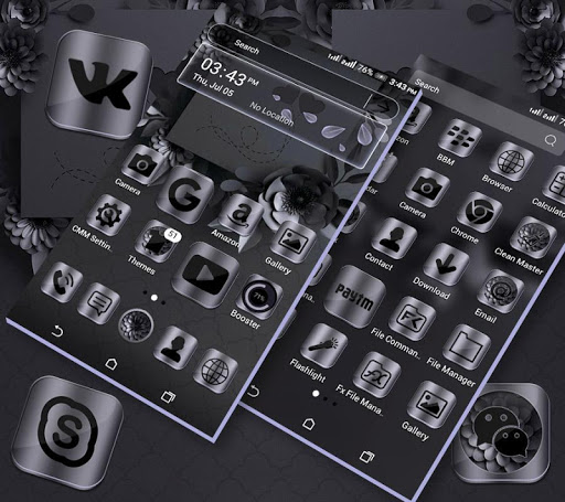 Night Mode Launcher Theme ekran görüntüsü