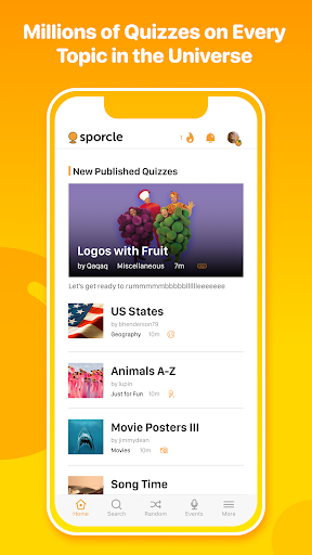 Sporcle : Play Trivia Quizzes ekran görüntüsü