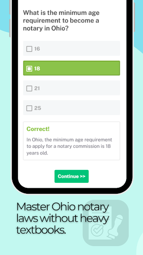 OH Notary Practice Test ekran görüntüsü