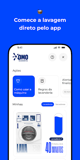 OMO Lavanderia ekran görüntüsü