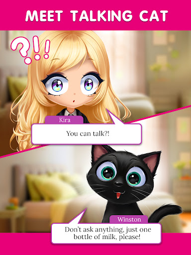 Fluffy Agent: Chibi Love Story ekran görüntüsü
