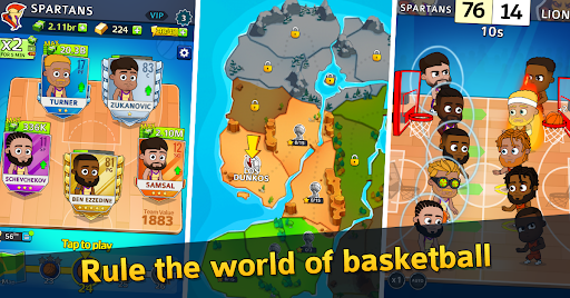 Idle Five Basketball Tycoon ekran görüntüsü