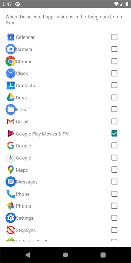 Pause notify and sync by auto ekran görüntüsü