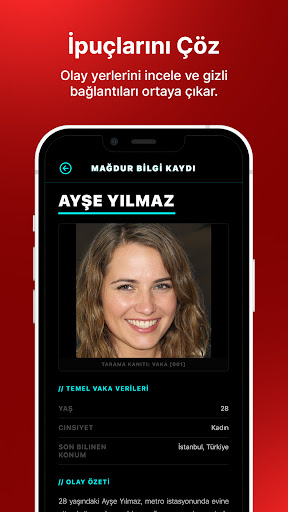 Karanlık Dosyalar ekran görüntüsü