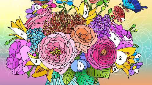 Coloring Book: Color by Number ekran görüntüsü