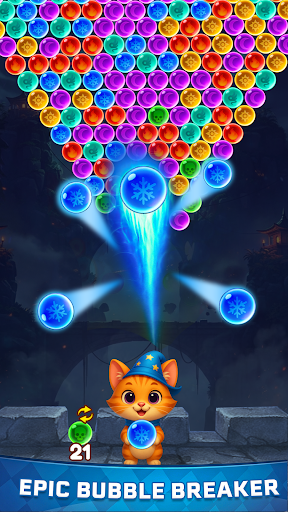 Cat Bubble Shooter: Pop Rescue ekran görüntüsü