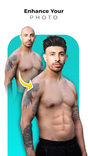 Six Pack Abs -Hair Style Photo ekran görüntüsü