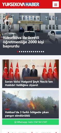 Yüksekova Haber ekran görüntüsü