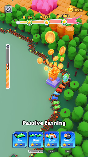 Idle Train Miner Evolution ekran görüntüsü