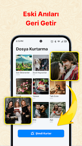 Fotoğraf ve Dosya Kurtarma ekran görüntüsü
