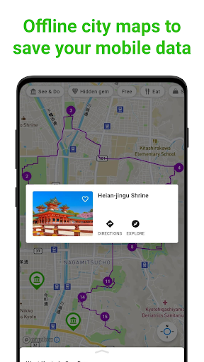 Kyoto Tour Guide:SmartGuide ekran görüntüsü