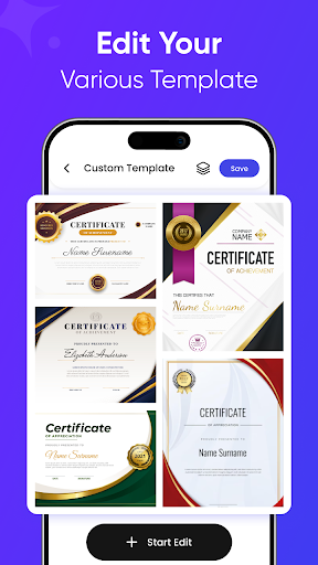 AI Certificate Maker : AI Card ekran görüntüsü