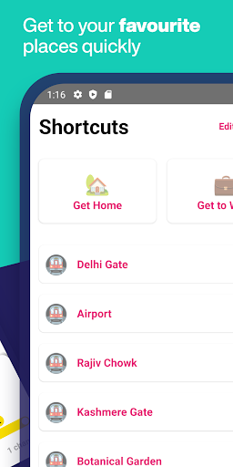 Delhi Subway Map & Routing ekran görüntüsü