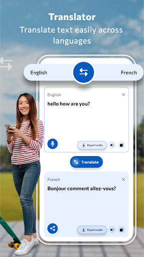 Text Audio Language Translator ekran görüntüsü