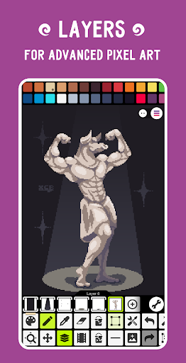 Pixel Studio PRO: editor ekran görüntüsü