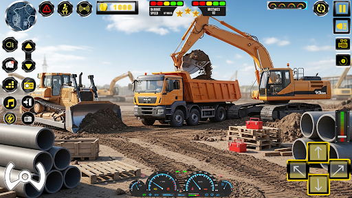 Road Construction 3D JCB Game ekran görüntüsü