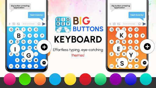 Big Buttons Typing Keyboard ekran görüntüsü