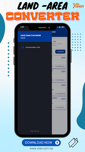 Nepal Land Area Converter App ekran görüntüsü