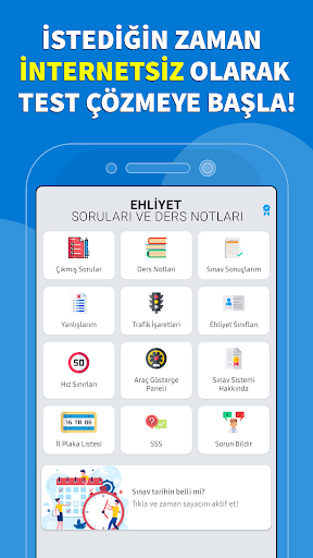 Ehliyet Sınavı Çıkmış Soruları ekran görüntüsü