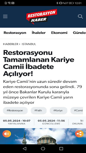Restorasyon Haber ekran görüntüsü