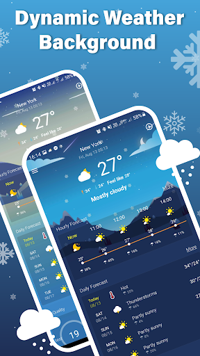 Yerel Hava Tahmini - Widget ekran görüntüsü
