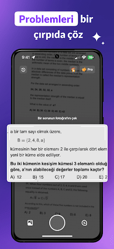 Soru Çözme Uygulaması - Solver ekran görüntüsü