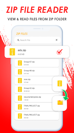 Zip Unzip & Rar File Extractor ekran görüntüsü