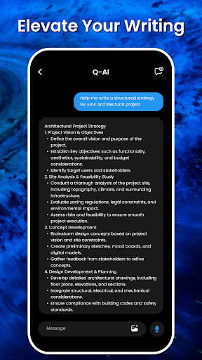 Q-AI Chatbot Assistant ekran görüntüsü