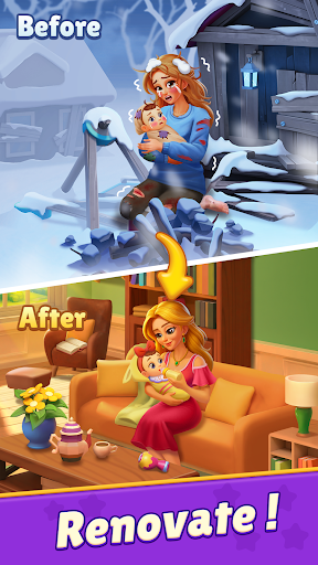 Tile Match: Rescue Story ekran görüntüsü