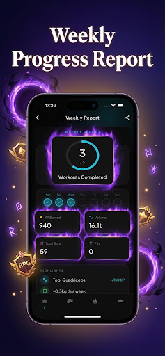 GymLevels: Ranked Gym Workouts ekran görüntüsü