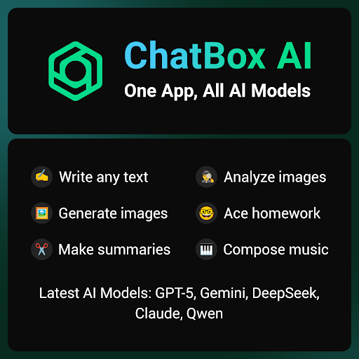 ChatBox: AI Chat Bot Assistant ekran görüntüsü