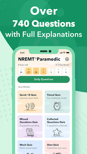 Paramedic Test Practice 2026 ekran görüntüsü
