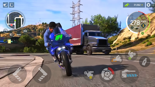 Real Motocycle Driving Game 3D ekran görüntüsü