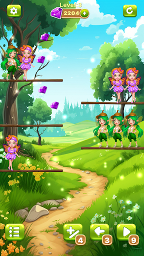 Sort princesses-fairy game ekran görüntüsü