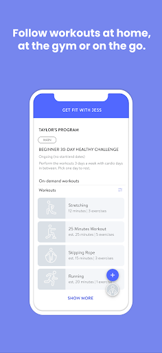 Get Fit With Jess Online ekran görüntüsü