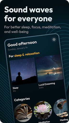 Binaural Beats Brainwaves ekran görüntüsü