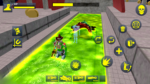 Green Sandbox Ragdoll ekran görüntüsü