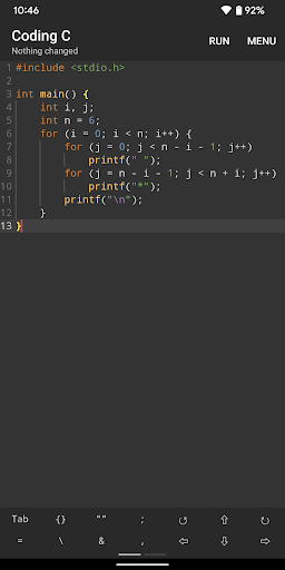 Coding C ekran görüntüsü
